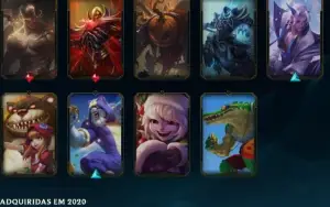 Vendo conta de League of Legends por 180,00 reais, nivel 307