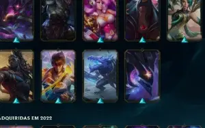 Vendo conta de League of Legends por 180,00 reais, nivel 307