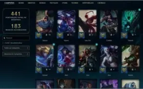 Conta League Of Legends, lvl 211, 332 skins
