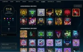 Conta League Of Legends, lvl 211, 332 skins