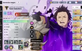 BlackClover M Yami Red 5* Noelle 2* Conta Top F2P