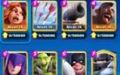 Conta clash royale com varias cartas lendarias, 5700 trofeus
