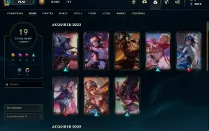 Conta lol diamante 1 56% winrate