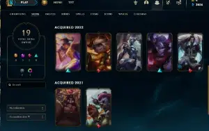 Conta lol diamante 1 56% winrate
