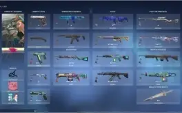 Conta Platina 3 com muitas skins