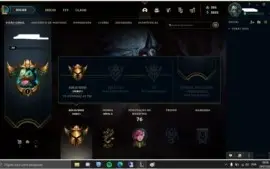 Conta LOL Gold I, com 19 skins, 57 champs e VALORANT com ONI