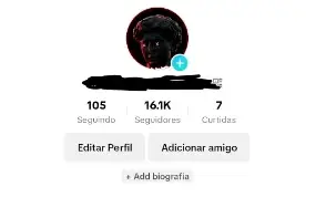 Vendo Conta com 16.000 seguidores no Tiktok