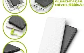 [Frete Grátis] Carregador Portátil Power Bank 10.000mah
