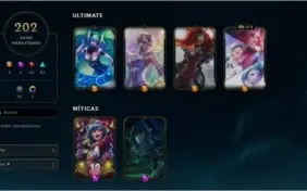 CONTA LOL D1 202 SKINS RYZE TRIUNFANTE ULTIMATES