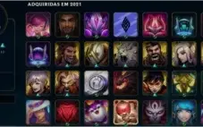 CONTA LOL D1 202 SKINS RYZE TRIUNFANTE ULTIMATES