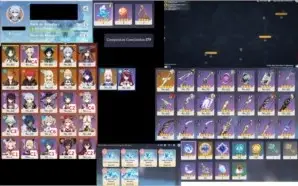 AR 50/Xiao+Baal+Venti+Ganyu+Mona+Tartaglia e MT MAIS na IMG