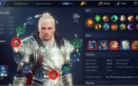 Guerreiro Level 75, 97k (94k sem clan).