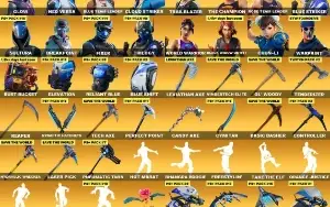 Conta Fortnite 305 Skins Viuva Negra, Glow+Machado Do Kratos
