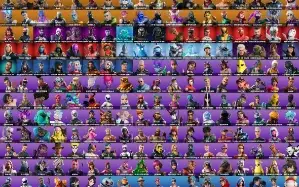 Conta Fortnite 305 Skins Viuva Negra, Glow+Machado Do Kratos