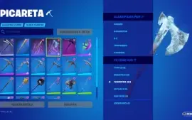 Conta Fortnite 305 Skins Viuva Negra, Glow+Machado Do Kratos