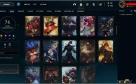 CONTA LOL NIVEL 358, 75 SKINS E 149 CAMPEÕES