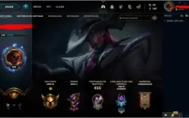 CONTA LOL NIVEL 358, 75 SKINS E 149 CAMPEÕES