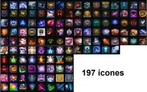 CONTA MESTRE|154 SKINS|197ICONES|TODOS CHAMPS