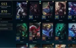 Minha conta pessoal League of Legends