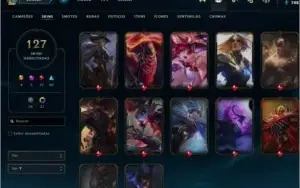 Conta com Riven Prestígio - Platina 3 / Diamond 4 S10