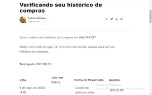 conta dee valorant e lol(mais de 2500 gastos)