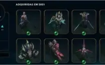 Conta LOL + 1200 Skins