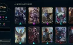 Conta LOL + 1200 Skins