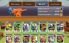 Conta Dragon city lev 81
