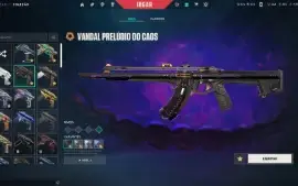 Conta Valorant: Xenocaçador + Kuronami + Katana Onimaru + Fu