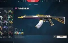 Conta Valorant: Xenocaçador + Kuronami + Katana Onimaru + Fu