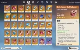 AR 46 - Mona, Venti, Jean e Keqing + 4 Stars