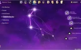 AR 46 - Mona, Venti, Jean e Keqing + 4 Stars