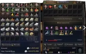 CONTA BLACK DESERT LENDÁRIA (bdo 00)