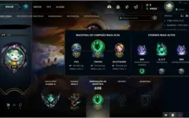 CONTA LOL, PLATINA IV, NVL 420 +TODOS OS DADOS