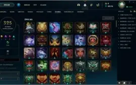 CONTA LOL, PLATINA IV, NVL 420 +TODOS OS DADOS