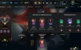 Conta Lol | Full Acesso | 804 Skins Raras & Prestigio