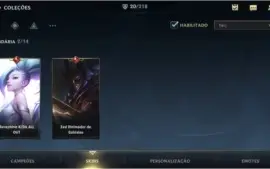 ESMERALDA IV + 20 SKINS  + 495 WC + PASSE WILD + 43 CAMPEÕES