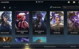 ESMERALDA IV + 20 SKINS  + 495 WC + PASSE WILD + 43 CAMPEÕES