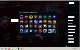 Conta Lol Ouro 3, 55 skins, 125 champions, 5 páginas runas