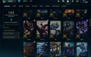 Conta prata 4 com 66 Champs e 34 Skins