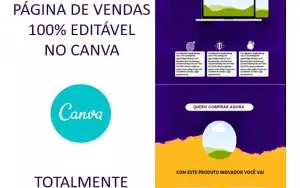 Template Página De Vendas 100% Editável Canva Clássica Inten
