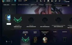 Conta Esmeralda 4 com 20 Champs e 1 Skin + 12 Fragmentos