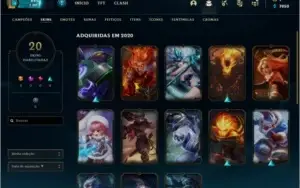 CONTA LOL BR - 4 SKINS EPICAS / 6 SKINS LEGADAS |Preço baixo