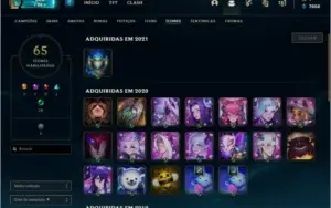 CONTA LOL BR - 4 SKINS EPICAS / 6 SKINS LEGADAS |Preço baixo