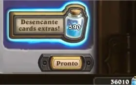 Hearthstone: Conta com 369 cards lendárias E 36 MIL PÓ