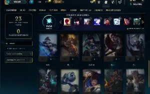 Esmeralda 4 com 21 Champs e 1 Skins + 1860 RP