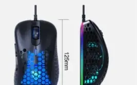 Mouse gamer g540 com fio, 6 botões, 6400 dpi