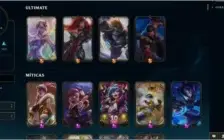 CONTA LOL NVL 453- 421 SKINS TODOS CHAMPS