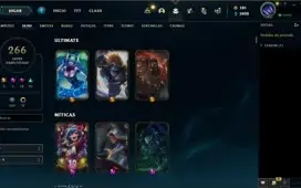 Conta LOL 266 Skins (Ultimo Rank Diamante)