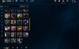 Conta Unranked com 150 Champs e 58 Skins